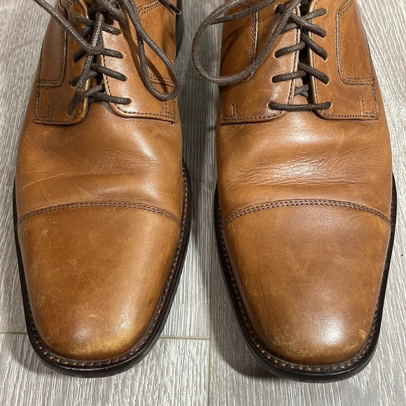 J. Murphy by Johnston & Murphy Leather Novick Lace Up Cap Toe Oxfords Brown 8M main image 8